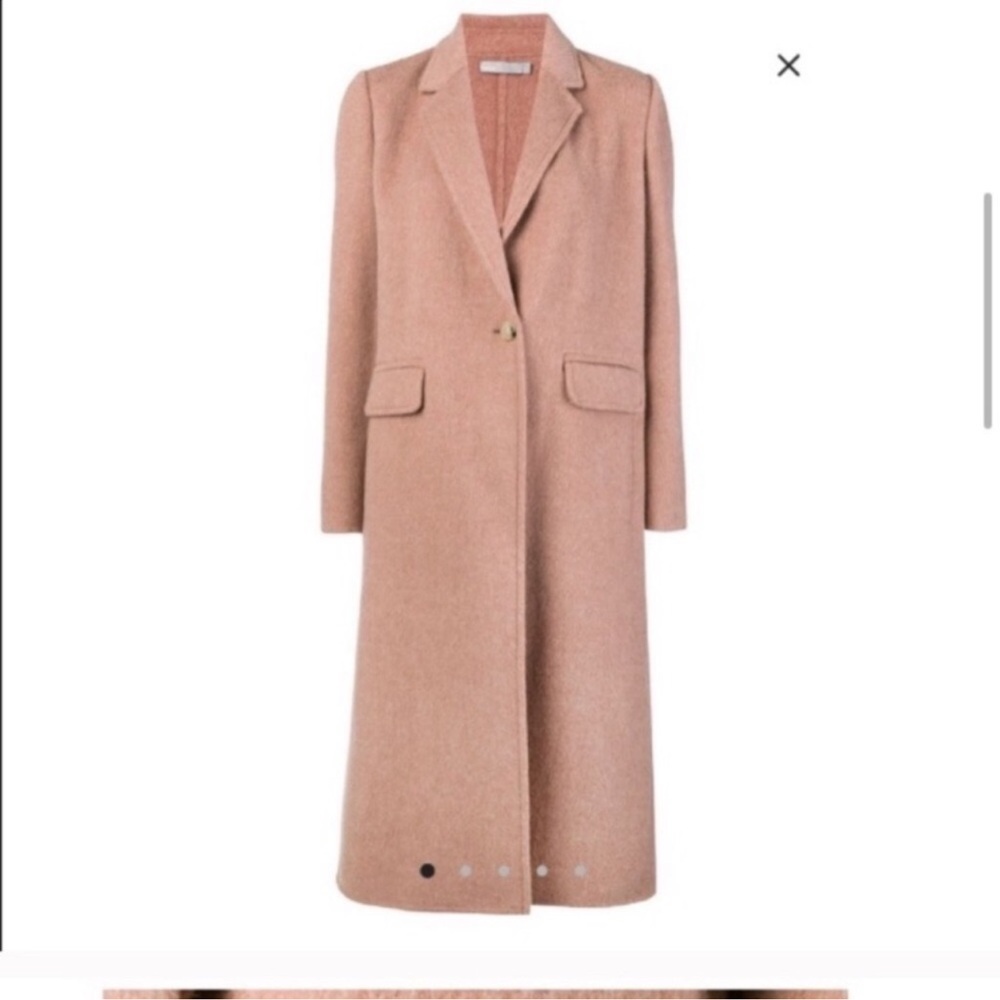 Vince Single Button Longline Coat